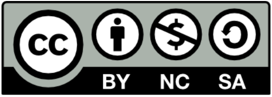 Creative Commons Attribution-NonCommercial-ShareAlike 4.0 International Logo